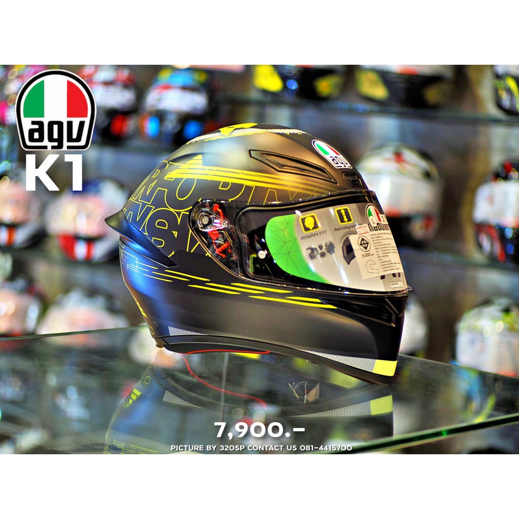 แถมฟรี-แผ่นกันฝ้า-pinlock-ตรงรุ่น-หมวกกันน็อค-agv-k1-2021-ส่งฟรี