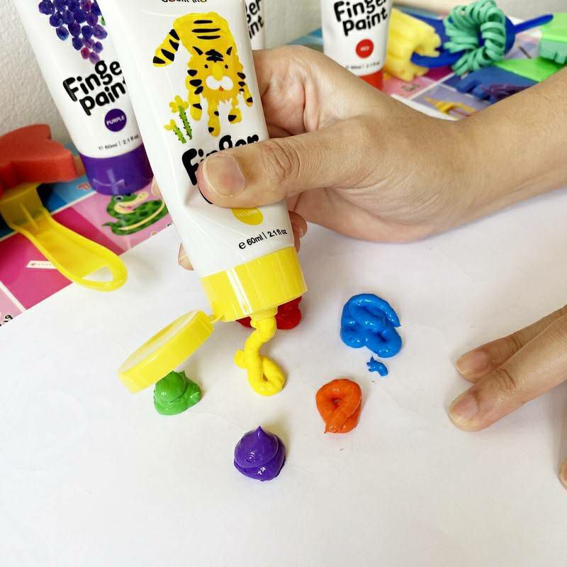 สีฟิงเกอร์เพ้นท์-อุปกรณ์-29-ชิ้น-finger-paint-7-สี-joan-miro-2winbooktoys