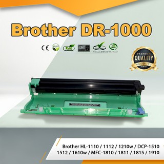 ภาพหน้าปกสินค้าDR1000/DR-1000  ดรัม ตลับDRUM  Brother เทียบเท่า  ใช้กับ Brother HL-1110 /1112 /1210w /1510 /1512 /1610w /1910 ที่เกี่ยวข้อง