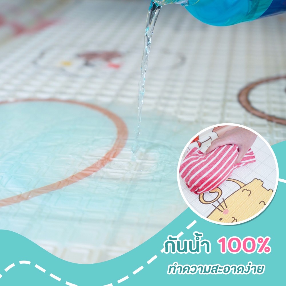 แผ่นรองคลาน-หนาเกือบ-5mm-รองคลาน-เสื่อรองคลาน-โฟมรองคลาน-กันน้ำ100-ไร้กลิ่น-ปลอดสารเคมี