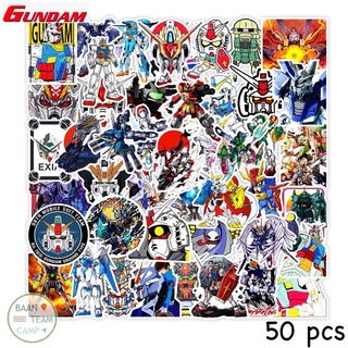 สติ๊กเกอร์ GUNDUM 184 กันดั้ม 50ชิ้น gundum กันดัม หุ่น หุ่นยนต์ การ์ตูน อนิเมะ กันพลา โมเดล กัน ดั้ม gun dum สติ้กเกอร์