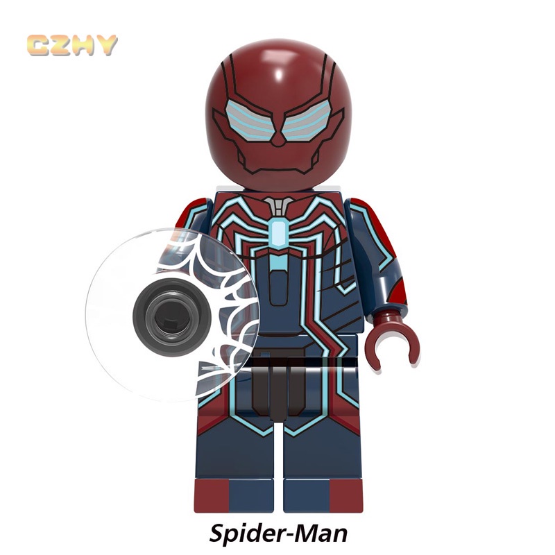 ของเล่นเด็กตัวต่อตัวต่อ-spiderman-minifigures-ซูเปอร์ฮีโร่