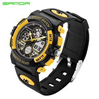 SANDA Fashion Children Watches Sport LED Digital Kids Watch Boys Girls Kids Waterproof Wristwatches For Children Gifts 1