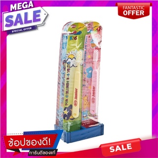 เอโร่ แปรงสีฟัน รุ่น JUNIOR แพ็ค 6 ด้าม ผลิตภัณฑ์ดูแลช่องปากและฟัน aro Junior Toothbrush x 6