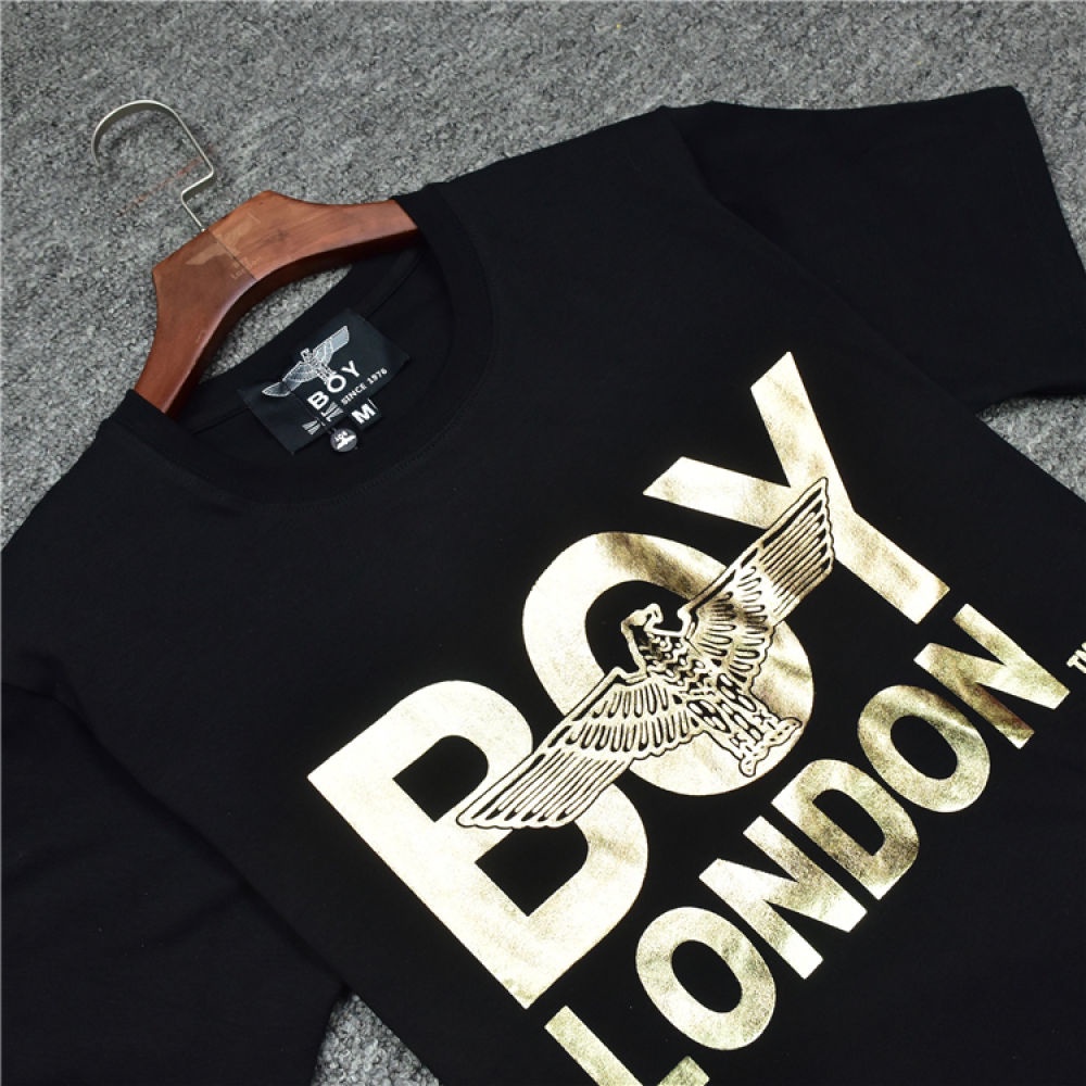 ล้างสินค้าคงคลัง-boy-london-2020-summer-the-new-big-eagle-print-casual-loose-couple-t-shirt