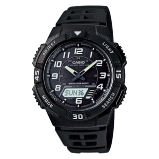 Casio นาฬิกาข้อมือชาย สายเรซิ่น รุ่น AQ-S800W-1BV - สีดำ