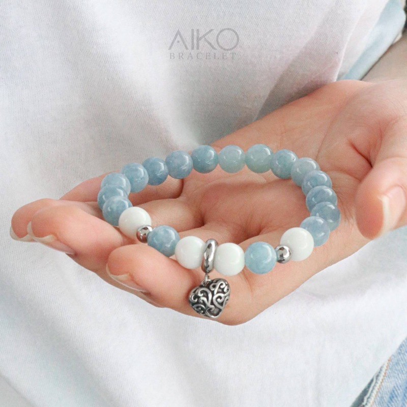 the-precious-stone-กำไลหินแท้-aquamarine-white-agate