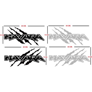 สติ๊กเกอร์แต่งรถ NISSAN NAVARA ติดซ้าย-ขวา