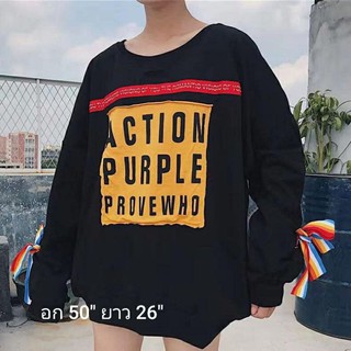 เสื้อแขนยาว ตกแต่งโบ