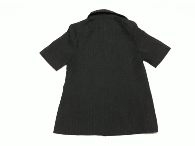 เสื้อคอปกแขนสั้น-ไซส์ใหญ่สีดำ-รหัสw020