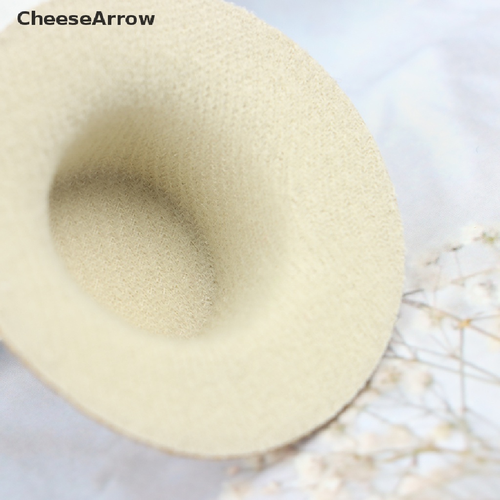 ภาพสินค้าCheesearrow หมวกฟางสาน ขนาดเล็ก สําหรับตกแต่งบ้านตุ๊กตา 2 ชิ้น จากร้าน cheesearrow11.th บน Shopee ภาพที่ 1