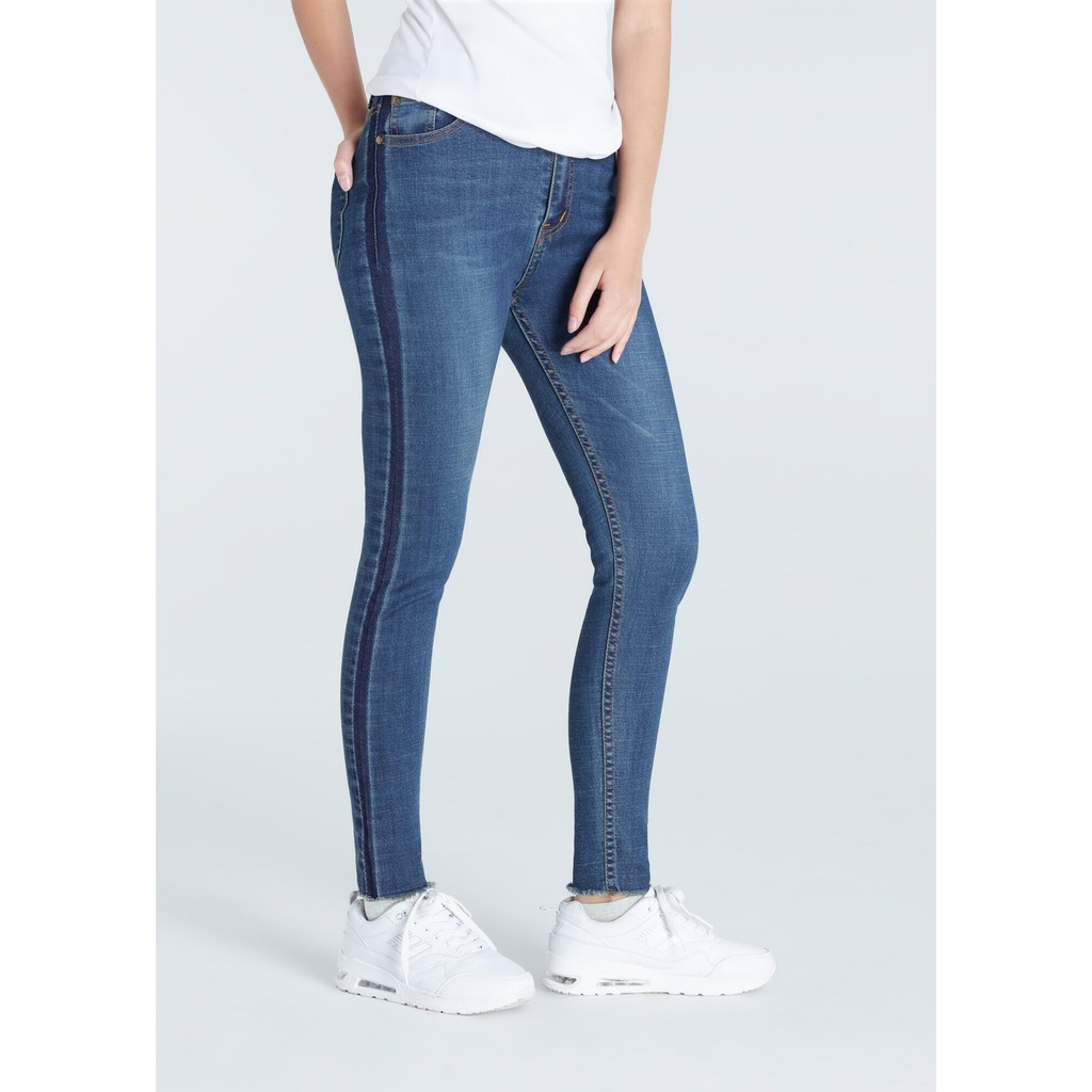 cc-jeans-015-กางเกงยีนส์-ยืด-เอวสูง-สกินนี่-แถบริ้วข้าง-ปลายขาตัด