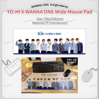 YOHI X WANNAONE MOUSE PAD