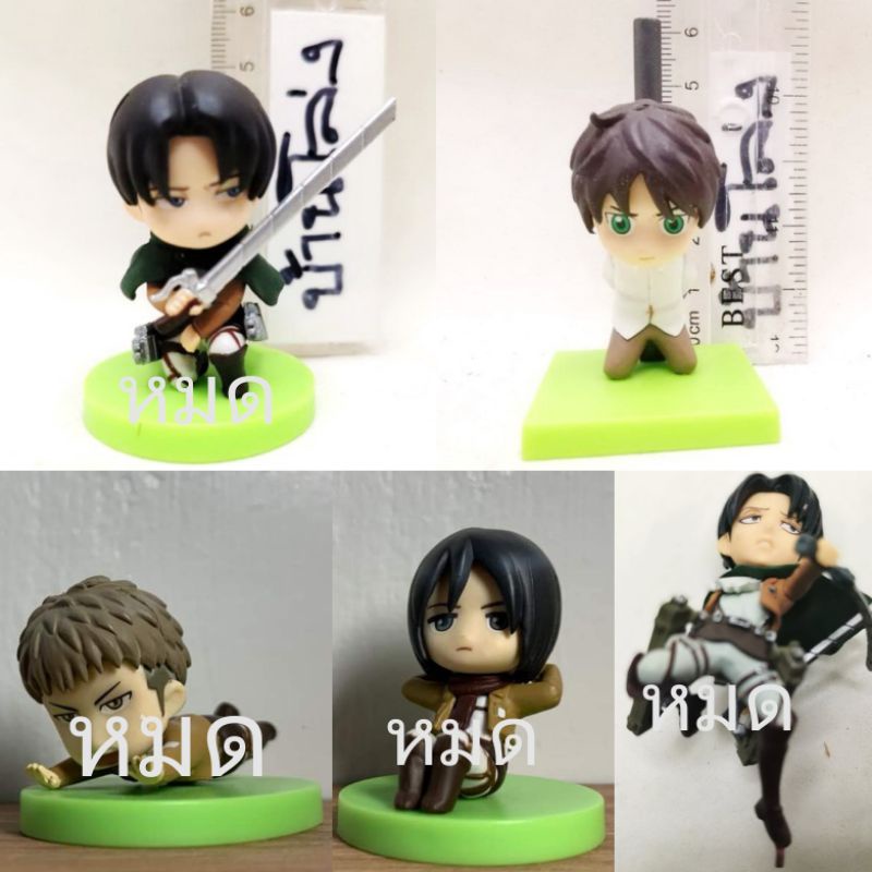 แท้-มือสอง-banpresto-loot-crate-attack-on-titan-levi-mini-figure-ลีวาย