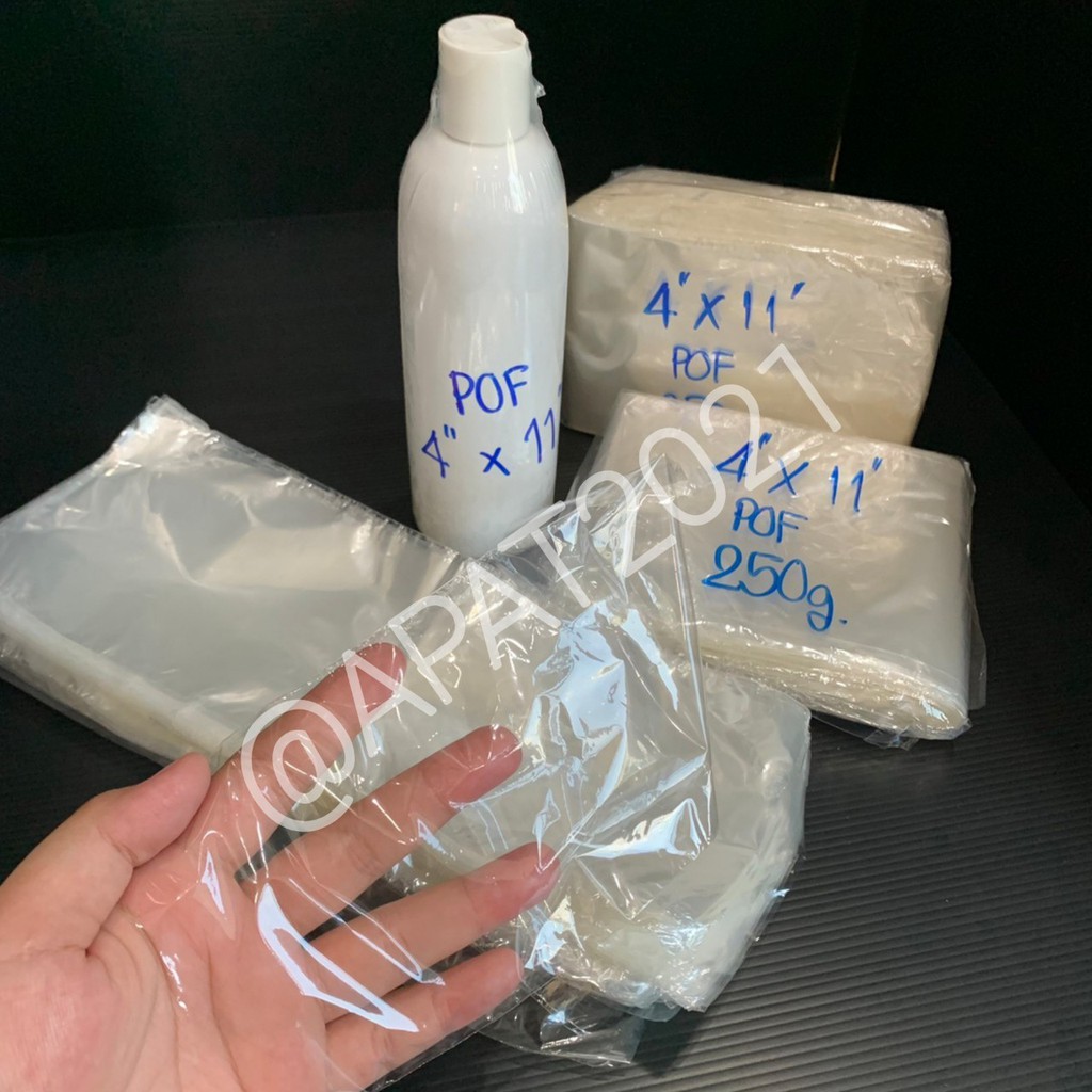 ฟิล์มหดหุ้มสินค้า-pof-shrink-film-polyolefin-shrink-film-เนื้อนิ่ม-19-ไมครอน-pofขนาด250กรัม