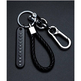 Mobile phone number plate braided rope car key anti-lost DIY pendant keychain for men and women key chain เคสกุญแจรถยนต์ พวงกุญแจ พวงกุญแจรถยนต์ กระเป๋าใส่กุญแจรถยนต์ ปลอกกุญแจรถยนต์ Ready stock