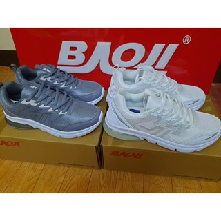 สินค้า รองเท้า Baoji BJW623 มี2สี[สีขาว และ สีเทา] โคตรสวยมาใหม่ ของแท้ 100% ใส่นุ่ม เบา สบายเท้า