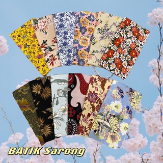 BATIK SARONGผ้าถุง2021 ลายโสร่ง ลายบาติกมาใหม่ ผ้าถุงลายสวย ลายดอกไม้ กว้าง 2 เมตร เย็บแแล้ว สวย พร้อมใส่✨✨