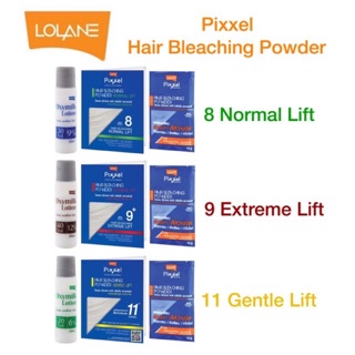 🐥โลแลน พิกเซล แฮร์ บลิชชิ่ง พาวเดอร์ 15 กรัม (ซอง)  Lolane Pixxel Hair Bleaching Powder 15 g.