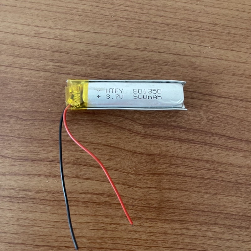 แบตเตอรี่ลิเทียม3-7v500mah-801350ก้อนเล็กหนา
