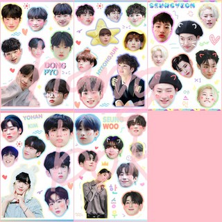 sticker สติกเกอร์ x1 ขนาด A6 ไม่ไดคัท