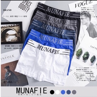 ภาพหน้าปกสินค้ากางเกงในBoxerคุณชาย Munafie กางเกงในชาย กางเกงชั้นในชาย ผ้านิ่มใส่สบาย ไม่อึดอัด ไม่มีถุงซิป ที่เกี่ยวข้อง