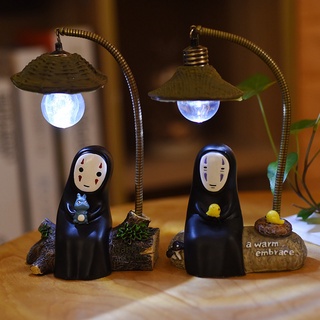 โคมไฟตั้งโต๊ะรูปการ์ตูน Hayao Miyazaki Star Light ขนาดเล็กสําหรับตกแต่งบ้าน