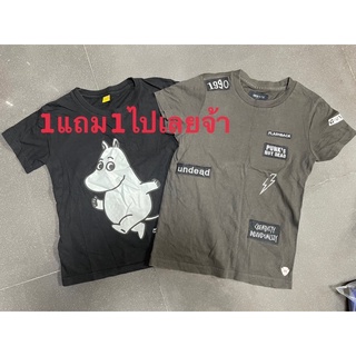 เสื้อZara Kids4ขวบ+เสื้อแถมXL Moomin