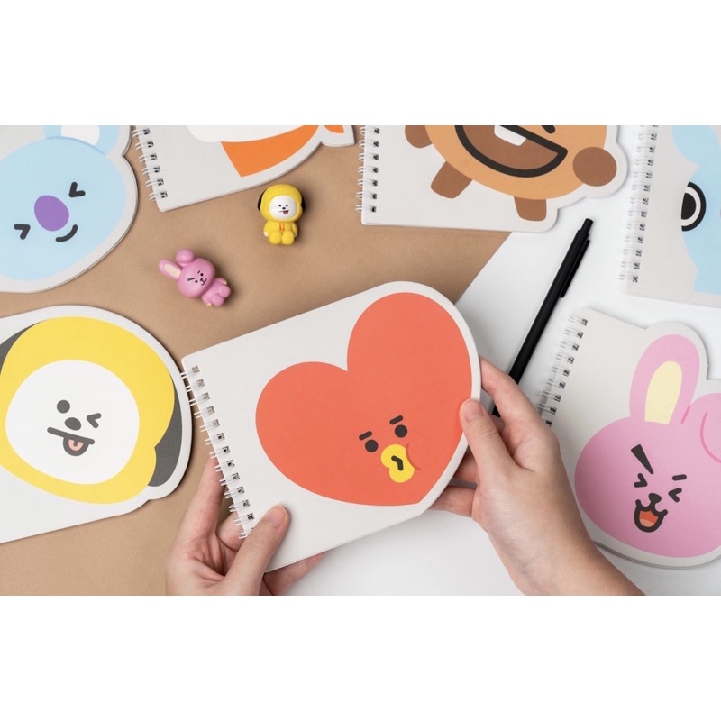 สมุดจด-bt21-7-แบบ-สินค้าลิขสิทธิ์แท้