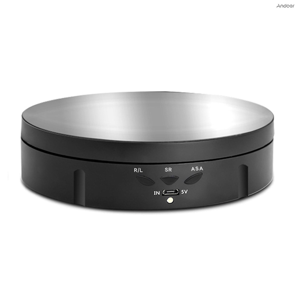 andoer-360-electric-rotating-turntable-usb-charging-rotating-display