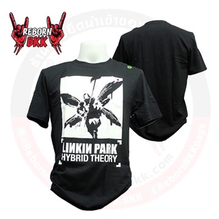 ผ้าฝ้าย 100%ROUNDเสื้อวง Linkin Park สินค้าลิขสิทธิ์แท้100% sizes-5xl