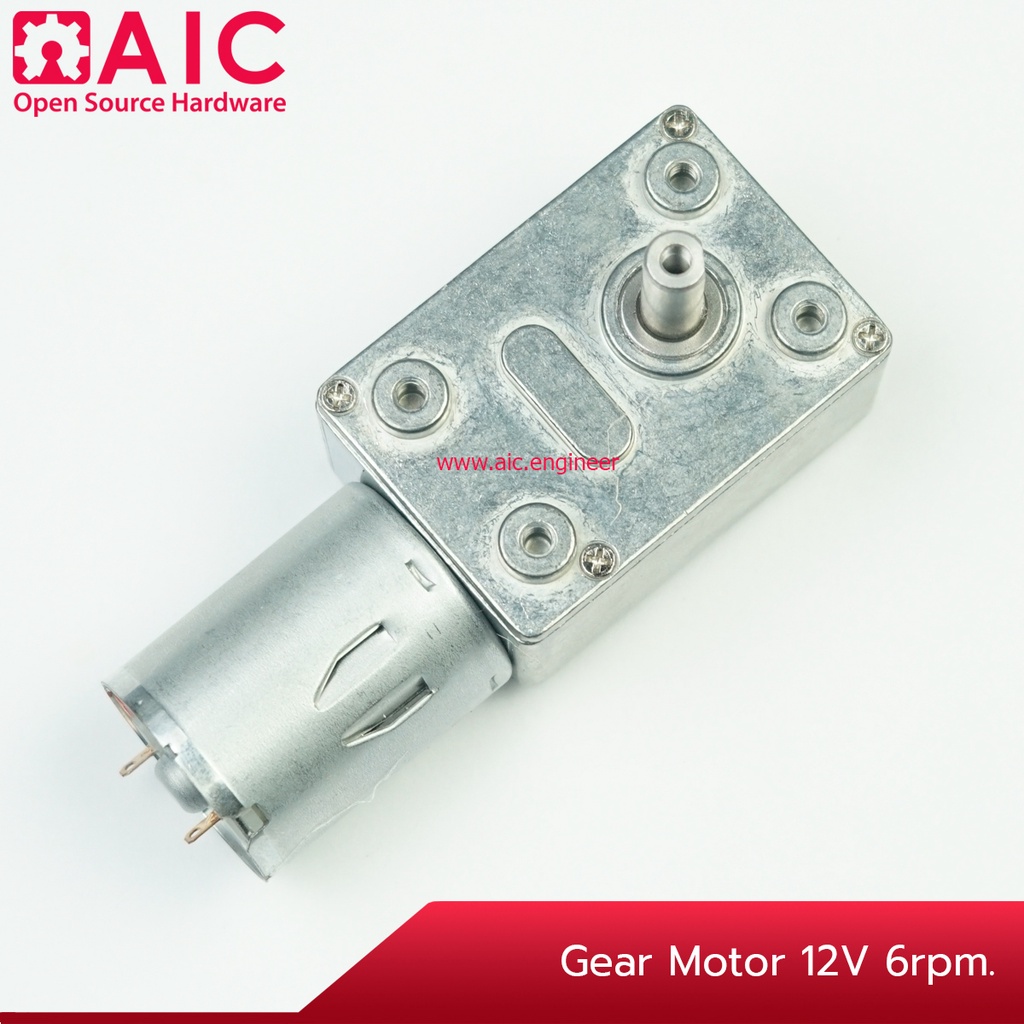 มอเตอร์-ทดรอบ-gear-motor-12v-ตัวเล็ก-ความเร็วรอบ-6-150-rpm-aic