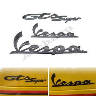สติกเกอร์โลโก้พลาสติก 3D 3 เมตร สําหรับตกแต่งรถจักรยานยนต์ Vespa GTS Super 250 300 Sprint Primavera 150 GTV 125 200 LXV