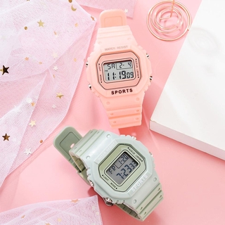 ❤️ W70 นาฬิกาข้อมือผู้หญิงและผู้ชาย นาฬิกาดิจิตอล กันน้ำ💯 ระบบไฟ LED รุ่น INS01 ของแท้ 4 สี (พร้อมส่ง) ❤️