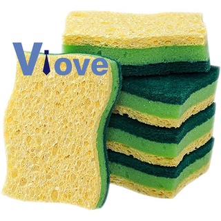Dishes Sponge 5 Packages ,Dish Scrubber Sponge for Household