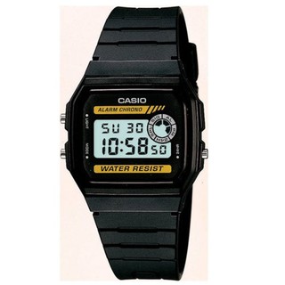 สินค้า Casio Standard นาฬิกาข้อมือผู้ชาย สีดำ/เหลือง สายเรซิ่น รุ่น
F-94WA-9DG