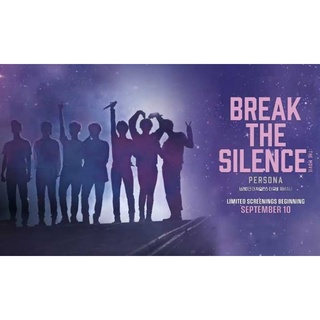 แผ่น DVD BTS BREAK THE SILENCE MO V IE