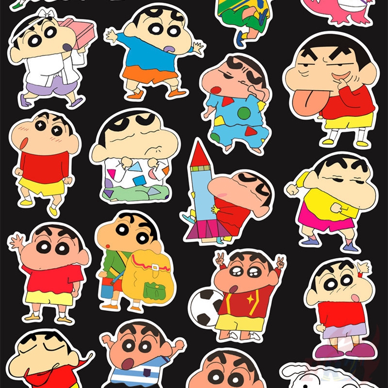 ภาพสินค้าCrayon Shin-chan Series 03 สติ๊กเกอร์  50Pcs/Set Yoshito Usui Anime DIY Fashion Decals Doodle สติ๊กเกอร์ จากร้าน kids_toys_tower.th บน Shopee ภาพที่ 3