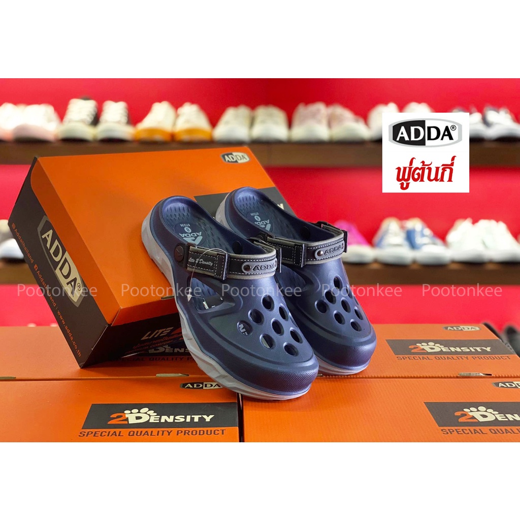 ADDA รองเท้าแตะ แอ๊ดด้า รองเท้าลำลอง แบบสวมหัวโต รุ่น 5TD36-M2 ของเเท้ ...