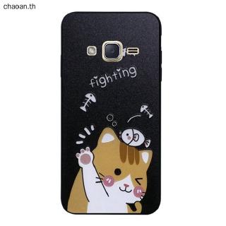 เคสโทรศัพท์ซิลิโคนพิมพ์ลายแมวแบบนิ่ม samsung galaxy a 3 a 5 a 7 a 8 j 1 ace j 2 j 3 j 5 j 7 2015 2016