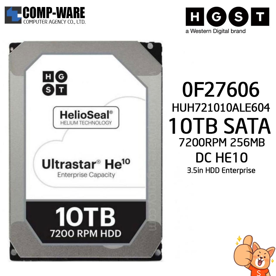 WD HGST Ultrastar HE10 10TB 3.5