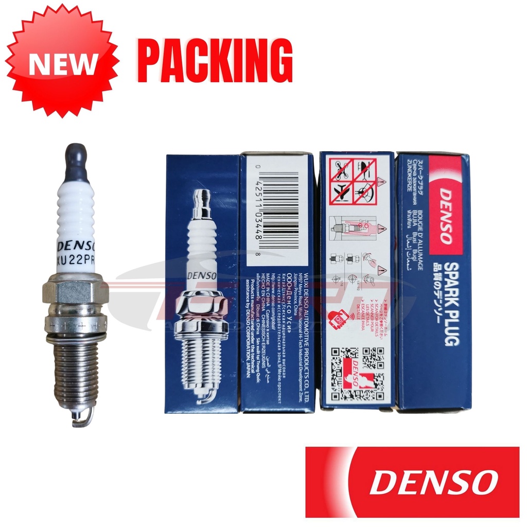 Denso XU22-PR9 หัวเทียน (1 ชุด = 4 ชิ้น)-Perodua Myvi 2007-2016year ...