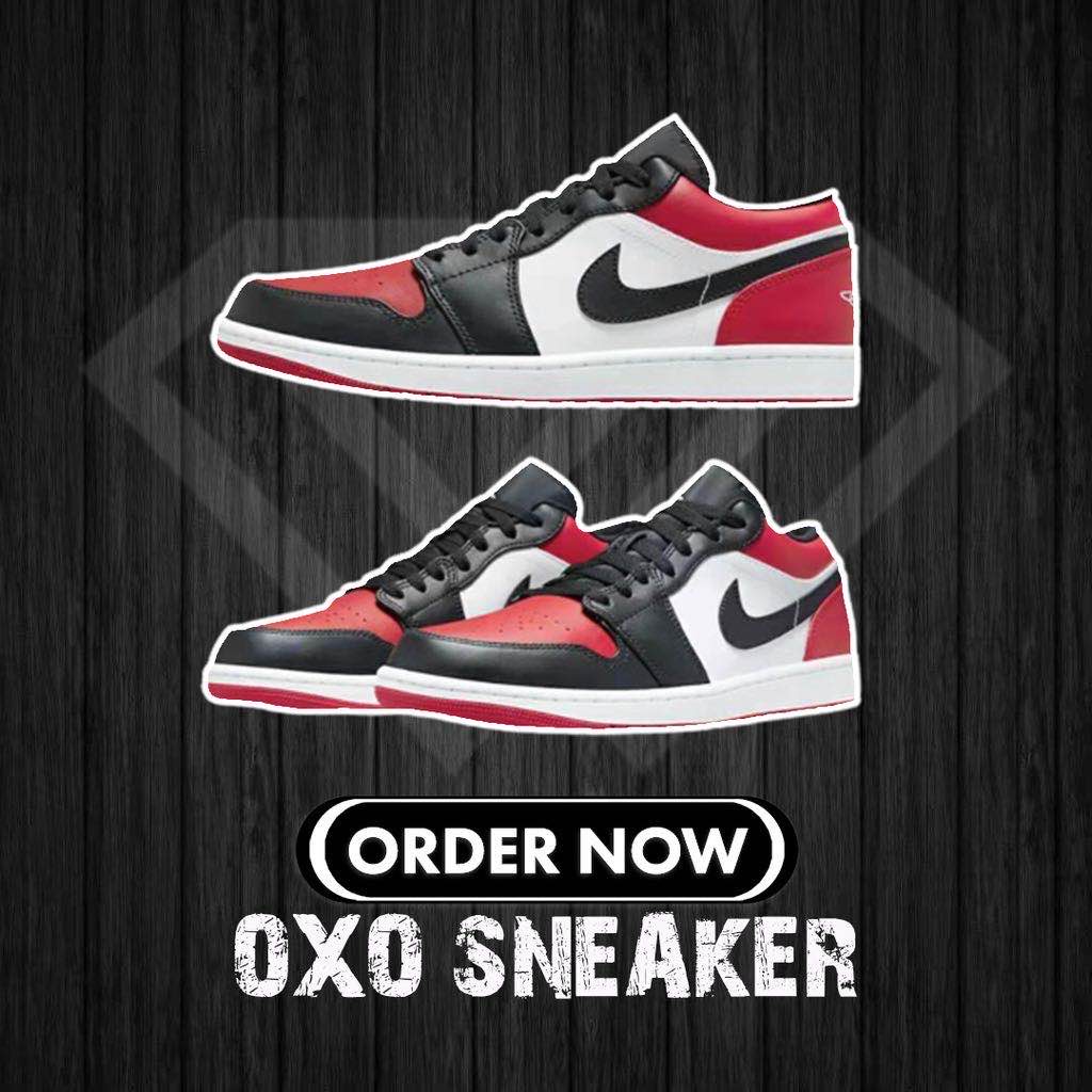aj1 low red and black