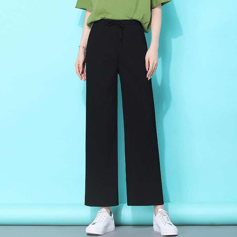กางเกง-กางเกงผู้หญิง-กางเกงแฟชั่น-กางเกงขายาว-กางเกงสไตล์เกาหลี-กางเกงผ้าลินิน-กางเกงเอวสูง-902