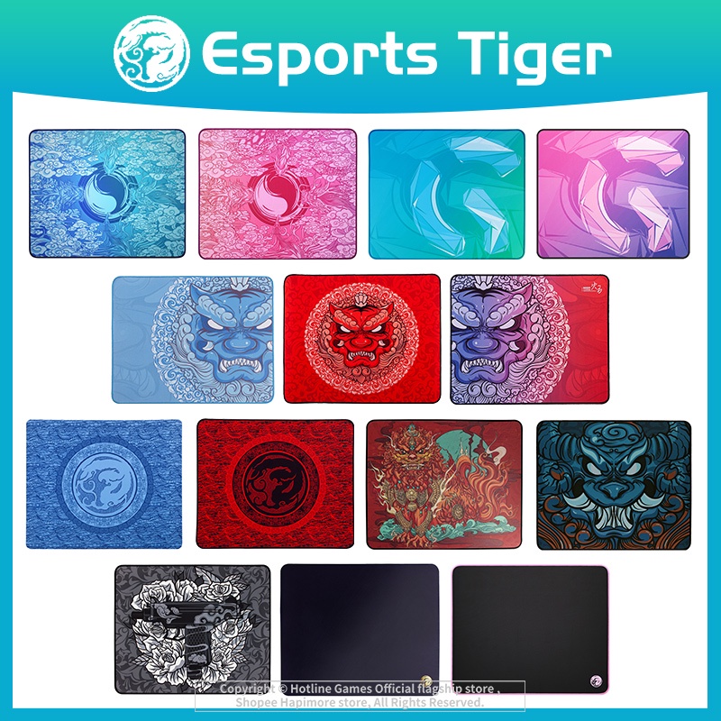 Esports Tiger Gaming Mouse Pad Smooth Flexible For Professional Gamer LongTeng Lingyun Eba
