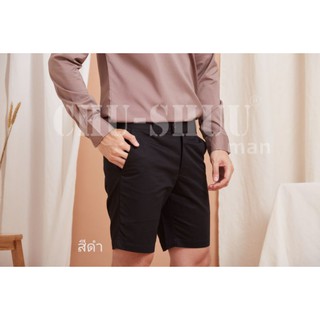 🔴1ฟรี1🔴กางเกงขาสั้นCHU-SHUUmanรุ่น Summer shortsสีดำ