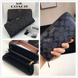 Coach 74597 Male Growth Clip Wallet หลายกระเป๋าใส่เหรียญผู้ชายคลิปใส่เหรียญ