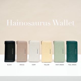 (ใช้โค้ด:8T2Z4Aลด138.-) [Haino] Caseharden Hainosaurus Wallet กระเป๋าสตางค์ใบยาวซิปรอบ