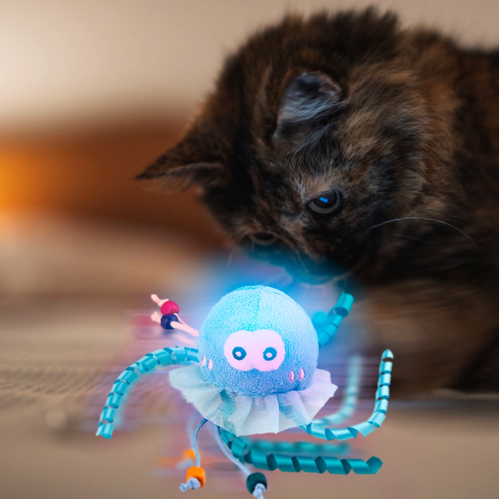 ของเล่นแมว-gigwi-รุ่น-shinning-friends-แมงกะพรุน