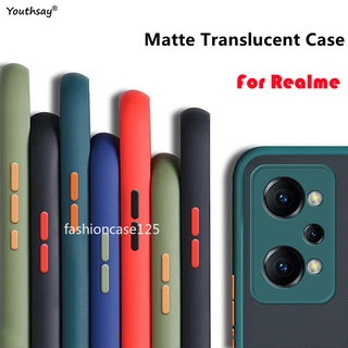สําหรับ Realme GT NEO 3T ฝาครอบ PC + TPU โทรศัพท์ กันชน เกราะ กันกระแทก โปร่งแสง เคลือบด้าน เคส